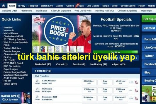 türk bahis siteleri üyelik yap